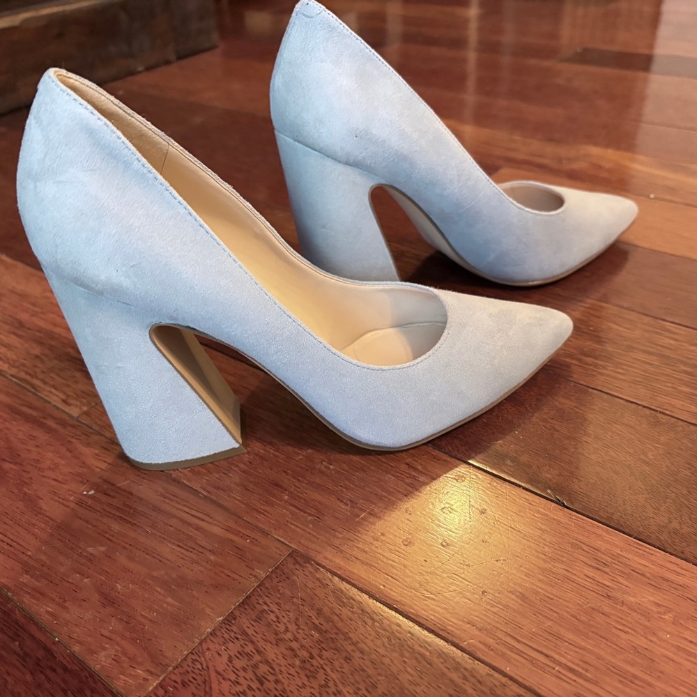 Elegant Blue Women's Heels